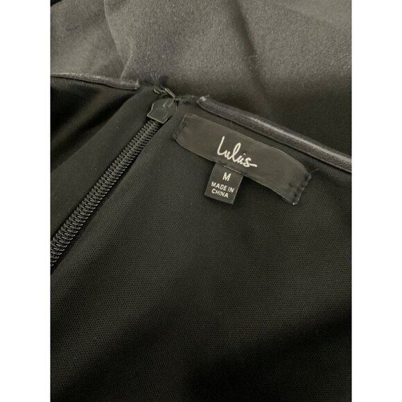 LULUS Lynne Black Off-the-Shoulder Maxi Dress size Medium - Picture 3 of 11